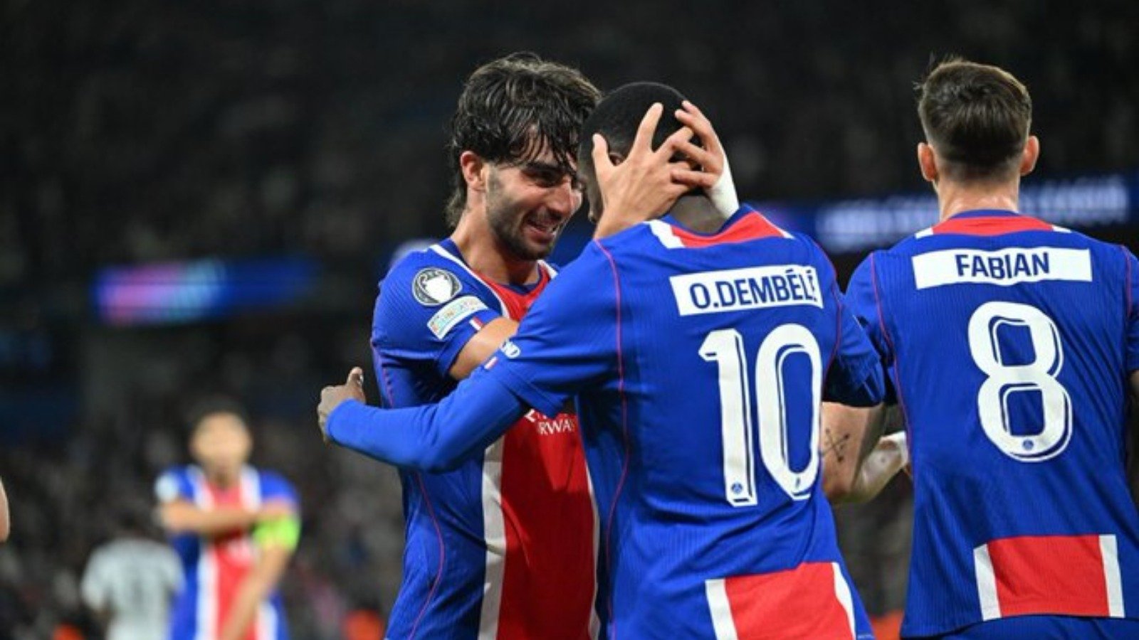 PSG debutó con una goleada 6-1 ante Slovan Bratislava en la Champions